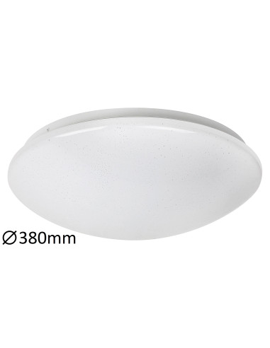 RABALUX Плафон Lucas 3938 LED/ бял, 24W 1350lm 4000K, звезден 