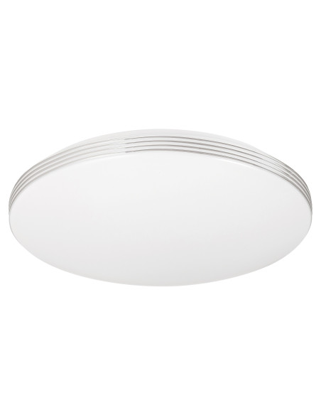 RABALUX 71175, Oscar2, плафон LED 18W, 4000К, кръг, 34см, сребро