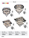 Rabalux Pallas Плафон IP20 LED 20+ E14 3x MAX 40W 2236 - 5