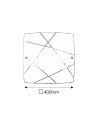 Rabalux Phaedra Плафон IP20 E27 2x MAX 60W 3699 - 2