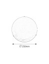 Rabalux Scroll Плафон IP20 E27 (A50) 1x MAX 60W 1845 - 3