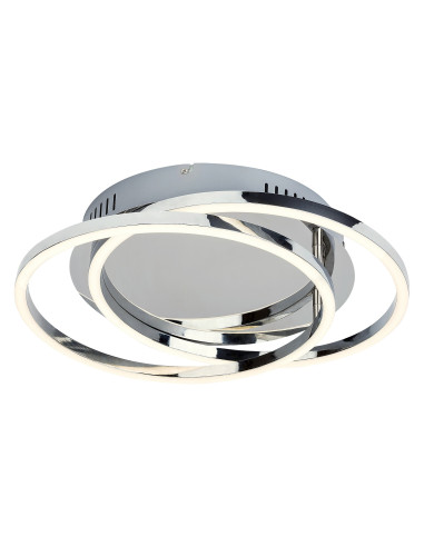 RABALUX Selena 2184/ LED плафон, хром, 30W, 2400lm 4000K, D370mm