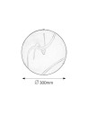 Rabalux Soley Плафон IP20 E27 1x MAX 60W 1818 - 2