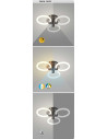 Rabalux Sotiris Плафон IP20 LED 47W 3000,4000,6000K 71006 - 8
