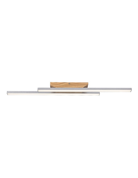 RABALUX Tamur, ind.ceil. LED21W, L80cm, дърво/бяло - 71084 | 