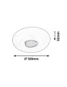Rabalux Tayla Плафон IP20 LED 60W 3328 - 8