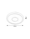 Rabalux Taytum Плафон IP20 LED 25W 3000 71117 - 6
