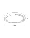 Rabalux Triton Плафон IP20 LED 40W 2249 - 22
