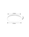 Rabalux Vendel Плафон IP20 LED 12W 4000 71104 - 3