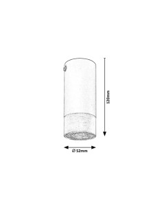 Rabalux Zircon Плафон IP20 GU10 1X MAX 5W 5074 - Цена | LEDs4economy 2
