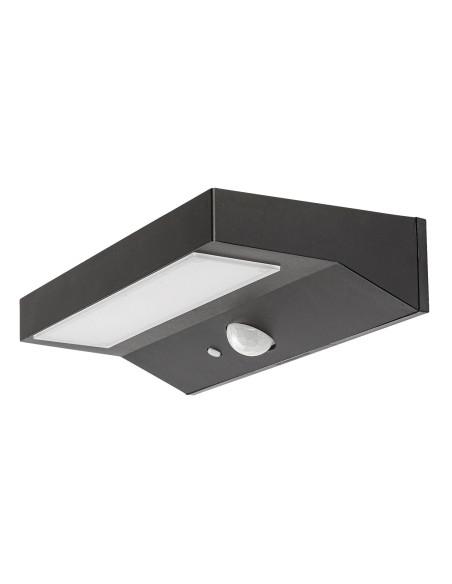 RABALUX 77023 Korana, соларна лампа, IP44, LED 6W, L10cm, черен 