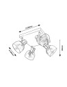 Rabalux Tarien Спот осветление IP20 E14 4x MAX 40W 3250 - 4