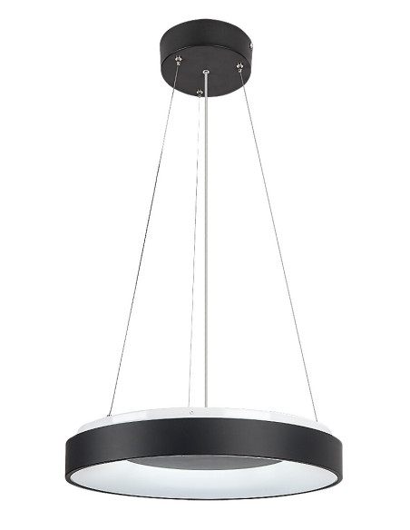 RABALUX Ceilo, инд.пенд. LED38W, D48см, черен - 72001 | 