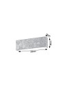 RABALUX Morpheus 5684 аплик/ златно фолио/бял, LED 6W 420 3000 с ключ H250mm - 5684 - 5