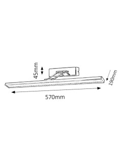 Rabalux Picture slim Лампи за картини IP20 LED 12W 3908 - Цена | LEDs4economy 2