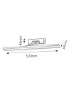 Rabalux Picture slim Лампи за картини IP20 LED 12W 3908