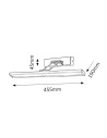 Rabalux Picture slim Лампи за картини IP20 LED 8W 3907
