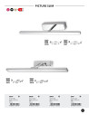 Rabalux Picture slim Лампи за картини IP20 LED 8W 3907 - 5