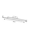Rabalux Remiel Аплик IP20 LED 12W 3000 71045 - 3