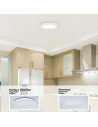 Rabalux Sonnet Вградени и повърхностно монтирани лампи IP20 LED 30W 1490 - 6