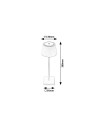 Rabalux Taena Настолни лампи IP44 LED 4W 3000-5000K 76010 - 6