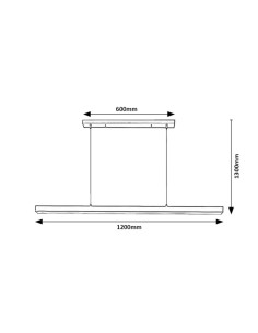 Rabalux Tariq Висящи осветителни тела IP20 LED 30W 4000 72128 - Цена | LEDs4economy 2