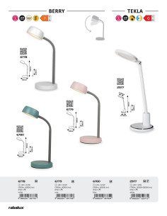 Rabalux Tekla Настолни лампи IP20 LED 10W 2977 - Цена | LEDs4economy 2