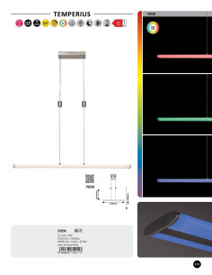 Rabalux Temperius Висящи осветителни тела IP20 LED 24W 3000 72011 - Цена | LEDs4economy 2