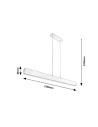 Rabalux Tithania Висящи осветителни тела IP20 LED 24W 6670 - 5