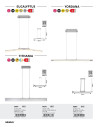 Rabalux Yordana Висящи осветителни тела IP20 LED 27W 5280 - 9