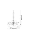 Rabalux Rafaella Полилеи IP20 E14 5x MAX 40W K 7235 - 2