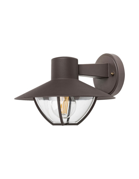 Almada,външен аплик lamp,E27 1X10W,кафяво