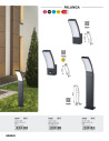 Rabalux Palanga Външно стенно осветление IP44 LED 12W 3000K 7504 - 6