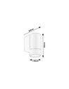Rabalux Phoenix Външно стенно осветление IP54 GU10 1X MAX 10W K 8118 - 2