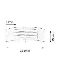 Rabalux Roma Външно стенно осветление IP44 E27 1x MAX 14W K 8410 - Цена | LEDs4economy 2