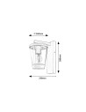 Rabalux Savano Външно стенно осветление IP44 E27 1x MAX 40W K 7266 - 7