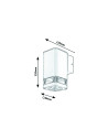 Rabalux Sintra Външно стенно осветление IP44 GU10 1X MAX 25W K 7955 - 2