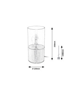 Rabalux Zelkova Настолни лампи IP20 E27 1x MAX 40W 3153 - Цена | LEDs4economy 2