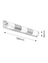 Rabalux Periodic Аплик IP20 E14 3x MAX 40W 5809