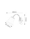 Rabalux Rafaella Аплик IP20 E14 1x MAX 40W K 7231 - 2