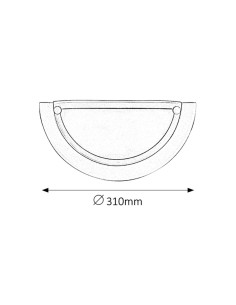 Rabalux Ufo Аплик IP20 E27 1x MAX 60W 5161 - Цена | LEDs4economy 2