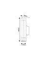 Rabalux Zircon Аплик IP20 GU10 2X MAX 5W 5073