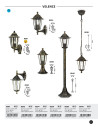 Rabalux Velence Външни стоящи лампи IP43 E27 1x MAX 60W K 8240