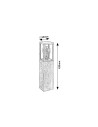 Rabalux Wales Външни стоящи лампи IP44 E27 1x MAX 60W K 7196 - 4