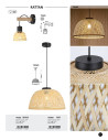 Rabalux Rattan Висящи осветителни тела IP20 E27 1x MAX 25W K 72025 - 6