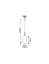 Rabalux Sinopia Висящи осветителни тела IP20 E27 1x MAX 60W 5224 - 2