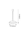 Rabalux Smerlato Висящи осветителни тела IP20 E27 1x MAX 60W 4675 - 2