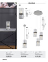 Rabalux Zelkova Висящи осветителни тела IP20 E27 1x MAX 40W 3154 - 3