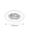 Rabalux Spot relight Вградени и повърхностно монтирани лампи IP20 GU5.3 12V 1x MAX 50W 1089