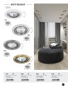 Rabalux Spot relight Вградени и повърхностно монтирани лампи IP20 GU5.3 12V 1x MAX 50W 1095 - 3